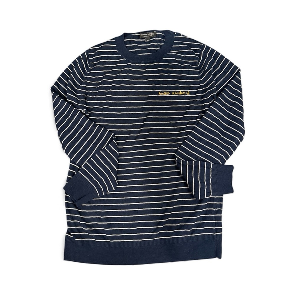 Banana Republic Silk Cashmere “Hello Weekend” Sweater – Size Medium